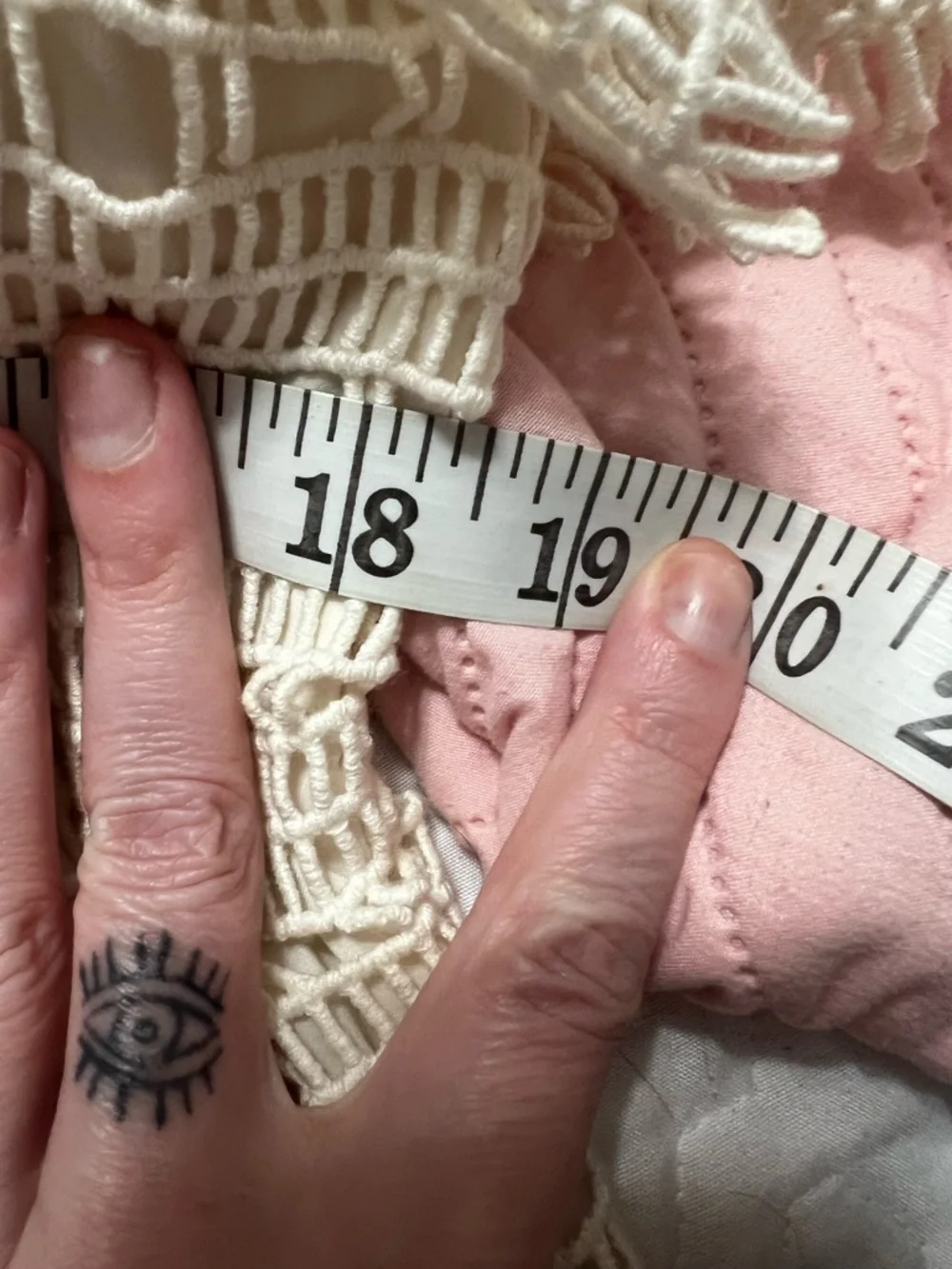 Tory Burch Dress Crochet Lace Lined
Pencil Ivory Off White Medium - Picture 5 of 16